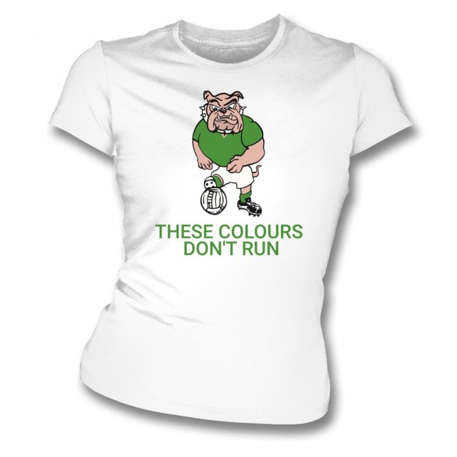 Original 1980's British Bulldog (Plymouth Argyle Influenced) Womens Slim Fit T-Shirt