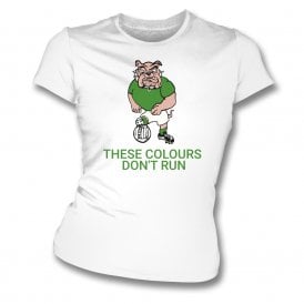Original 1980's British Bulldog (Plymouth Argyle Influenced) Womens Slim Fit T-Shirt