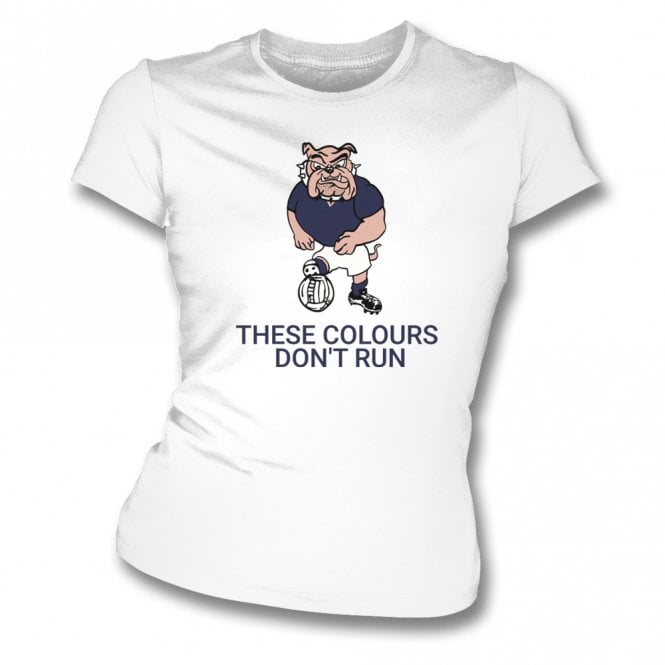 Original 1980's British Bulldog (Preston North End Influenced) Womens Slim Fit T-Shirt