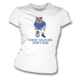 Original 1980's British Bulldog (Rangers Influenced) Womens Slim Fit T-Shirt