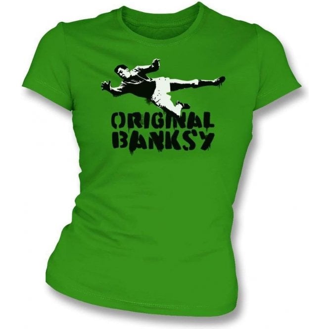 Original Banksy (Gordon Banks) Womens Slim Fit T-Shirt