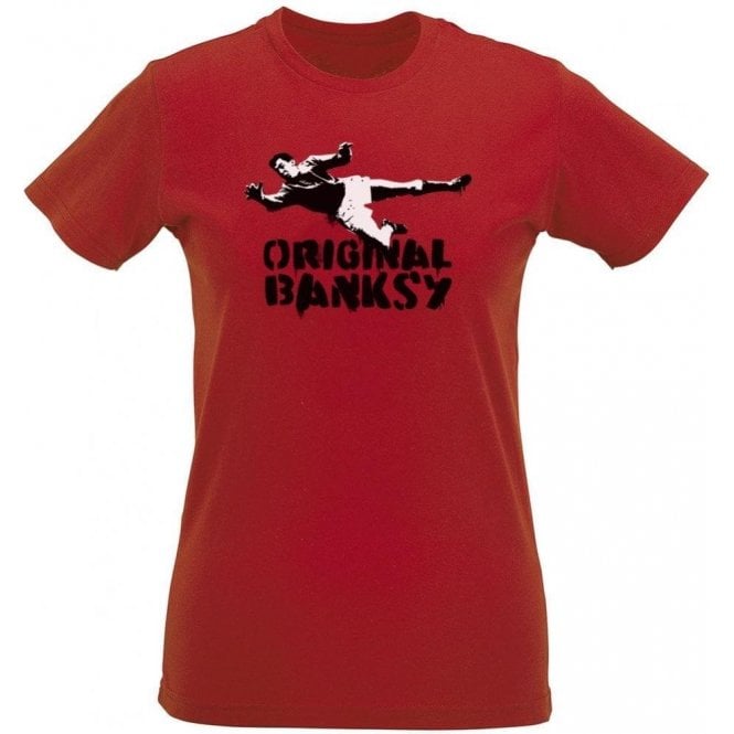 Original Banksy (Stoke City) Womens Slim Fit T-Shirt
