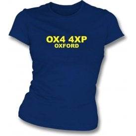 OX4 4XP Oxford Women's Slimfit T-Shirt (Oxford United)