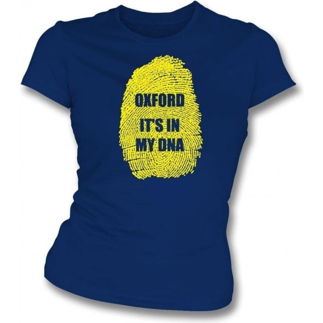 Oxford - It's In My DNA Womens Slim Fit T-Shirt