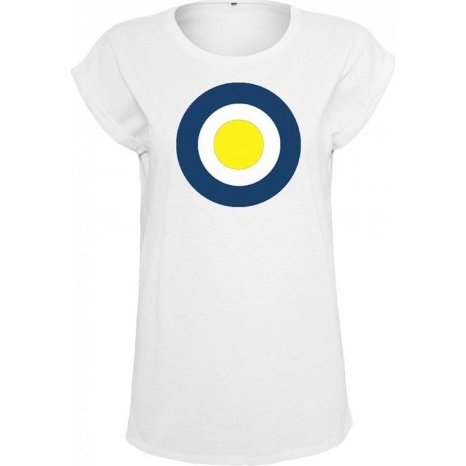Oxford United Classic Mod Target Womens Extended Shoulder T-Shirt