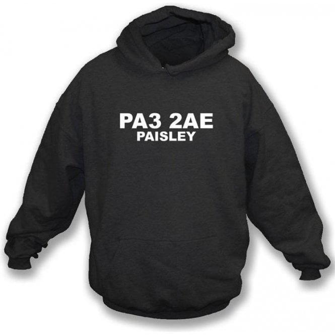 PA3 2AE Paisley Hooded Sweatshirt (St Mirren)