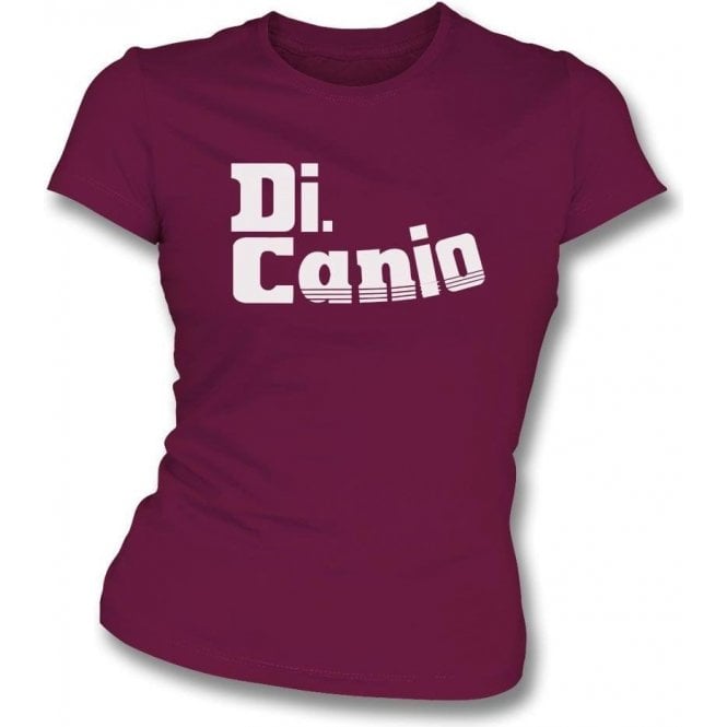 Paolo Di Canio (West Ham) Sponsor Womens Slim Fit T-Shirt