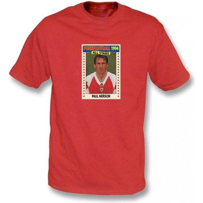 Paul Merson 1994 (Arsenal) Red T-Shirt