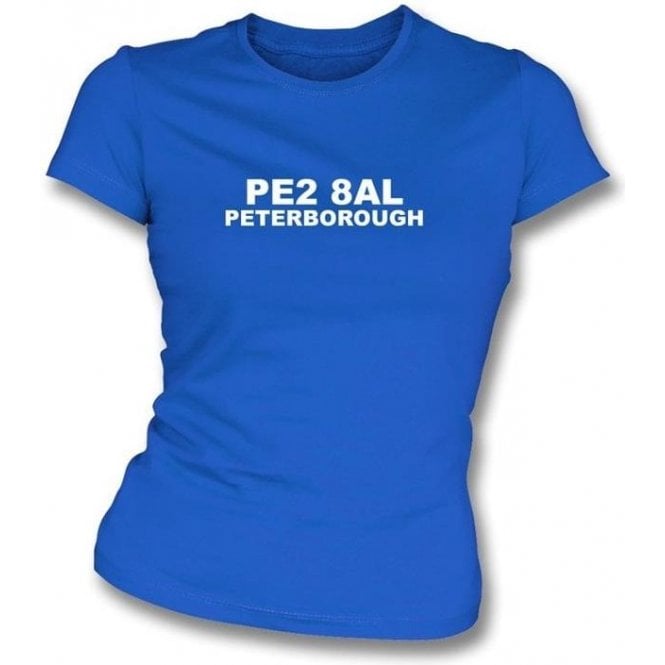 PE2 8AL Peterborough Women's Slimfit T-Shirt (Peterborough United)