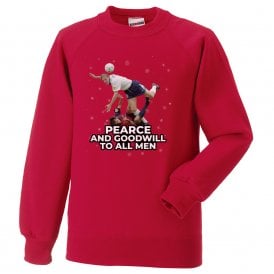 Pearce And Goodwill To All Men (Stuart Pearce - England Influenced) Christmas Jumper