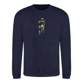 Pele & Bobby Moore (Brazil/England Influenced) Art Print Organic Sweatshirt