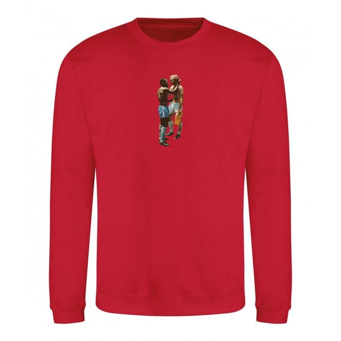 Pele & Bobby Moore (Brazil/England Influenced) Art Print Sweatshirt