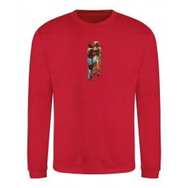 Pele & Bobby Moore (Brazil/England Influenced) Art Print Sweatshirt