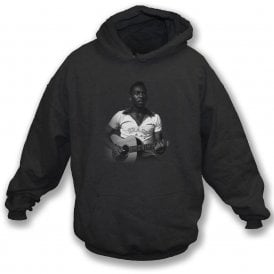 Pele On Acoustic Guitar (Brazil Influenced) Hooded Sweatshirt