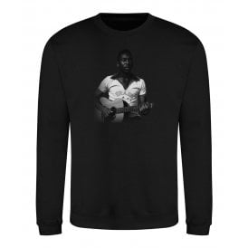 Pele On Acoustic Guitar (Brazil Influenced) Sweatshirt