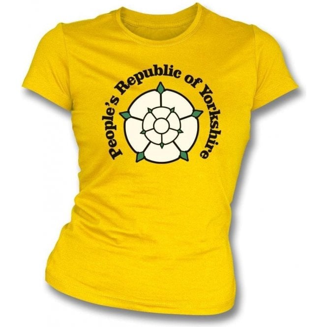 People's Republic Of Yorkshire (Hull City) Womens Slim Fit T-Shirt
