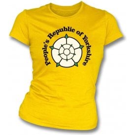 People's Republic Of Yorkshire (Hull City) Womens Slim Fit T-Shirt