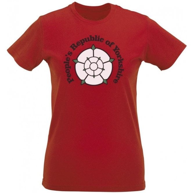 People's Republic Of Yorkshire (Rotherham United) Womens Slim Fit T-Shirt