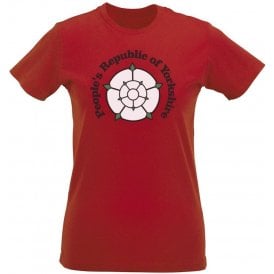 People's Republic Of Yorkshire (Rotherham United) Womens Slim Fit T-Shirt