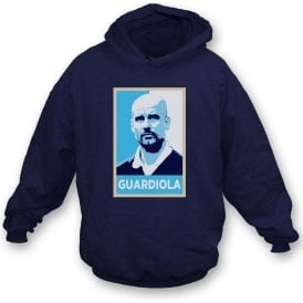 Pep Guardiola - Hope Poster (Manchester City) Kids Hooded Sweatshirt