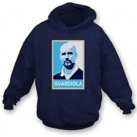 Pep Guardiola - Hope Poster (Manchester City) Organic Hooded Sweatshirt