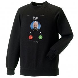 Pep Guardiola Is Calling... (Manchester City Influenced) Organic Sweatshirt