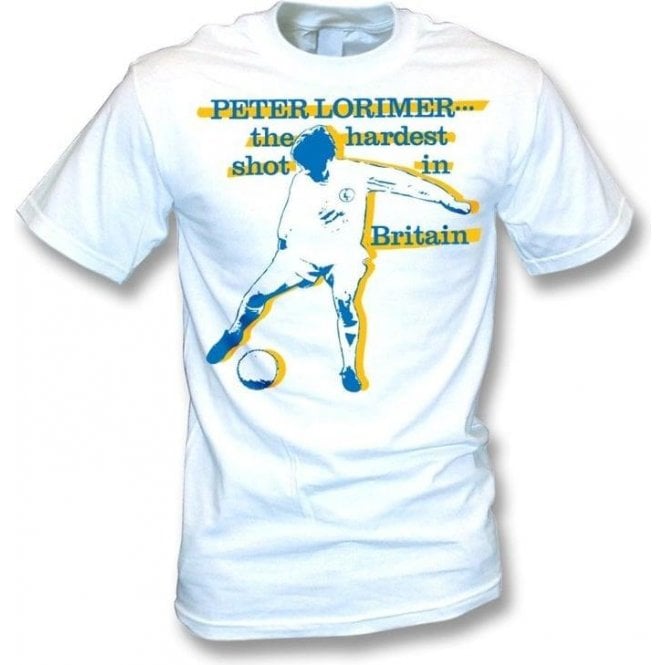 Peter Lorimer - The Hardest Shot in Britain t-shirt