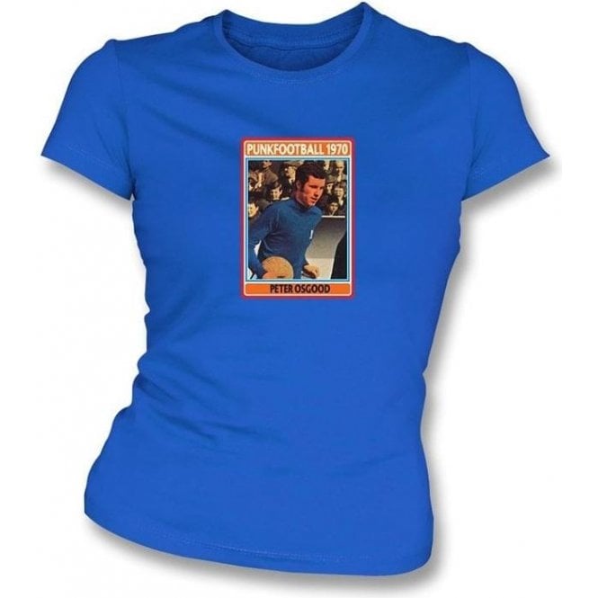 Peter Osgood 1970 (Chelsea) Royal Blue Women's Slimfit T-Shirt