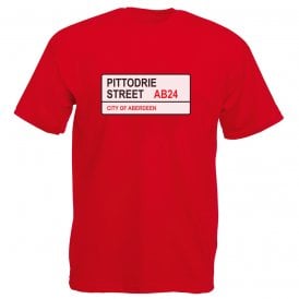 Pittodrie Street AB24 (Aberdeen) Kids T-Shirt