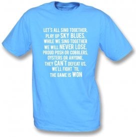Play Up Sky Blues (Coventry City) Kids T-Shirt