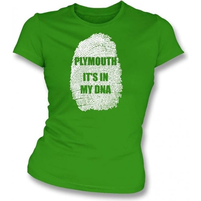 Plymouth - It's In My DNA Womens Slim Fit T-Shirt