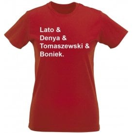 Poland World Cup 1978 Womens Slim Fit T-Shirt