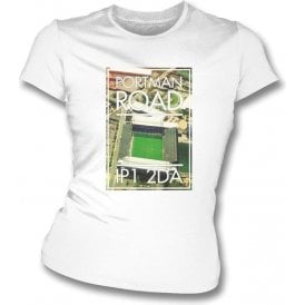 Portman Road IP1 2DA (Ipswich) Women's Slim Fit T-shirt
