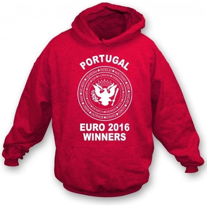 Portugal Euro 2016 Winners (Ramones Style) Kids Hooded Sweatshirt