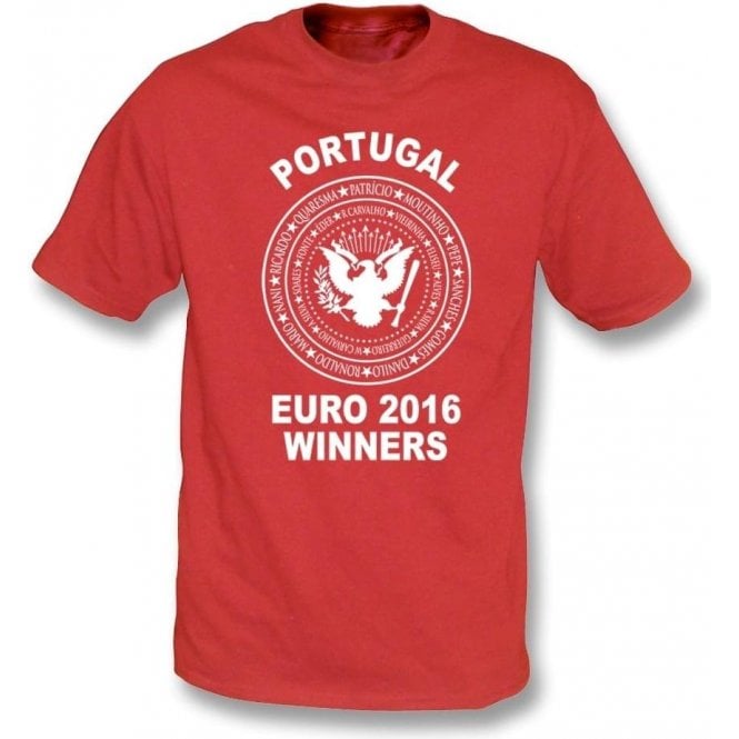 Portugal Euro 2016 Winners (Ramones Style) T-Shirt