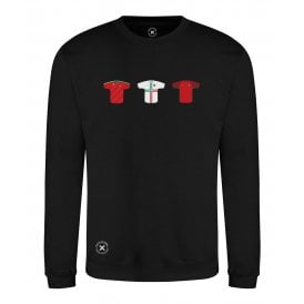 Portugal Retro Football Kits (True Colours Collab) Organic Sweatshirt