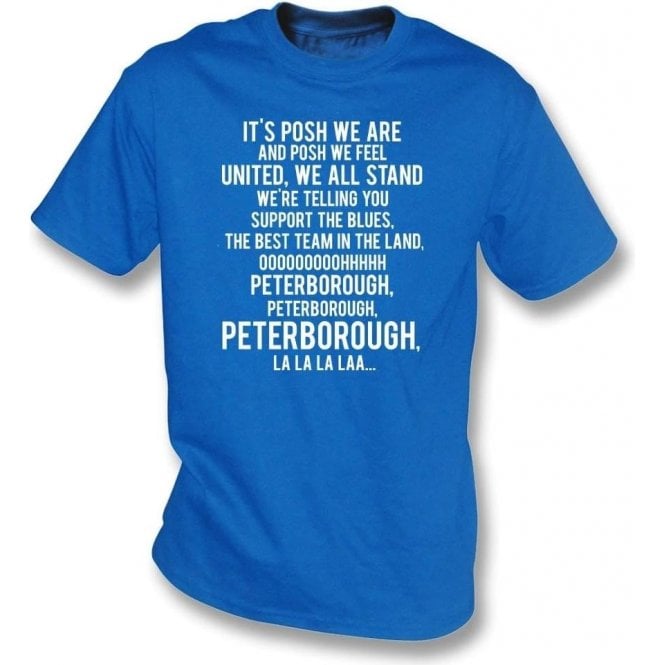 Posh We Are (Peterborough United) T-Shirt