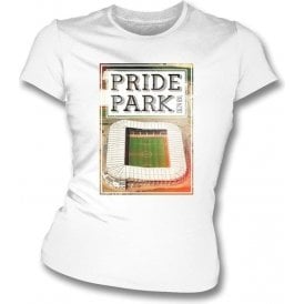 Pride Park DE24 8XL (Derby County) Womens Slimfit T-Shirt
