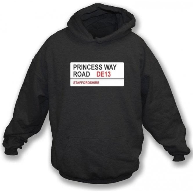 Princess Way Road DE13 Hooded Sweatshirt (Burton Albion)