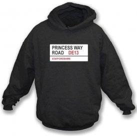 Princess Way Road DE13 Hooded Sweatshirt (Burton Albion)