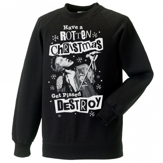 Punk Christmas (Johnny Rotten Influenced) Christmas Jumper