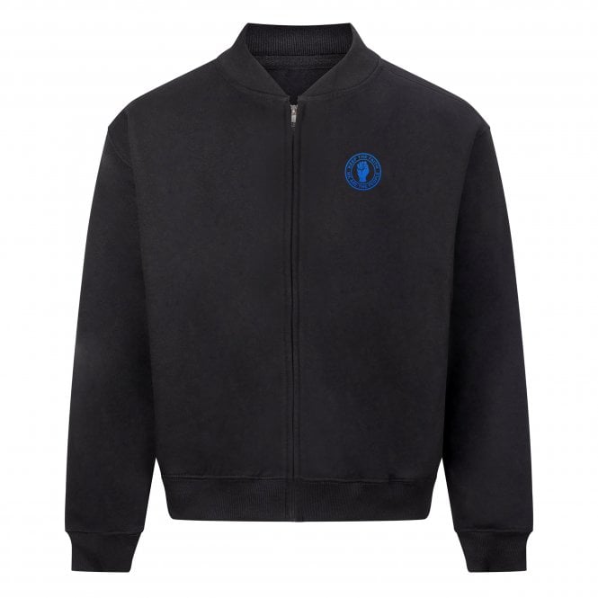 Rangers Keep The Faith Heavyweight Embroidered Bomber Sweatshirt
