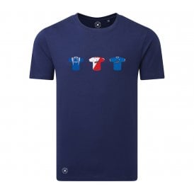 Rangers Retro Football Kits (True Colours Collab) Organic T-Shirt