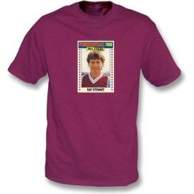 Ray Stewart 1988 (West Ham) Maroon T-Shirt