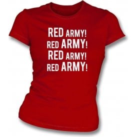 Red Army! (Crawley Town) Womens Slim Fit T-Shirt