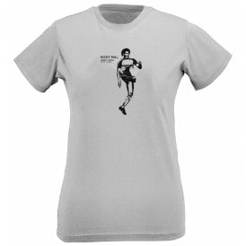 Ricky Hill (Banksy Style - Luton Town) Womens Slim Fit T-Shirt