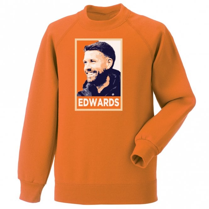 Rob Edwards - Hope Poster (Luton Town) Kids Sweatshirt