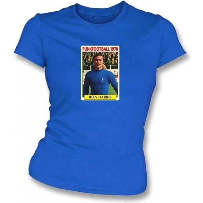 Ron Harris 1970 (Chelsea) Royal Blue Women's Slimfit T-Shirt