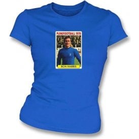 Ron Harris 1970 (Chelsea) Royal Blue Women's Slimfit T-Shirt