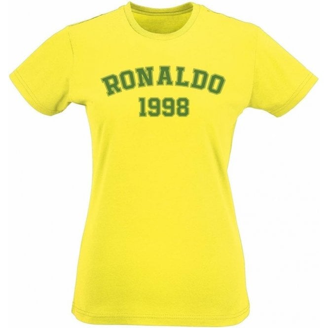 Ronaldo 1998 (Brazil) Womens Slim Fit T-Shirt